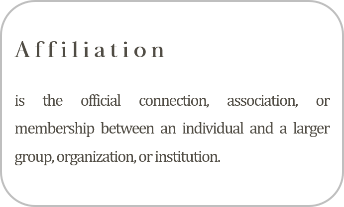 Affiliation